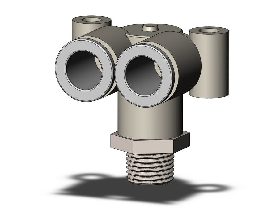 KQ2LU08-01NS FITTING, BRANCH UNION ELBOW