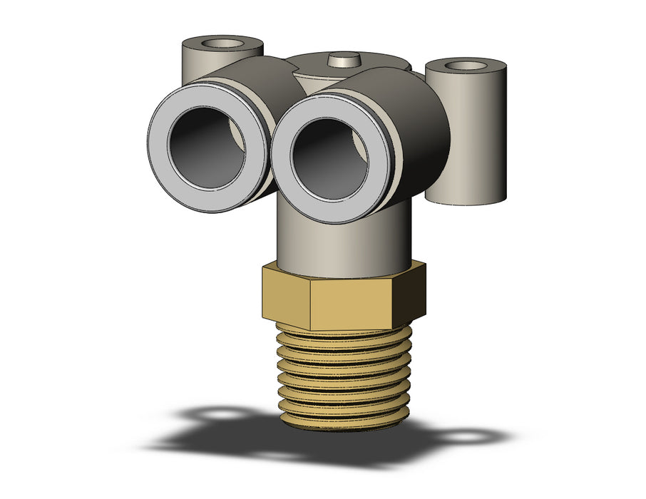 KQ2LU08-02A FITTING, BRANCH UNION ELBOW