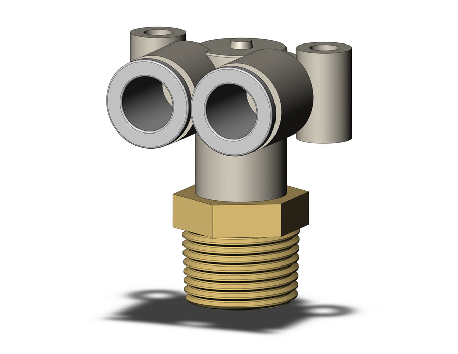KQ2LU08-03AS FITTING, BRANCH UNION ELBOW