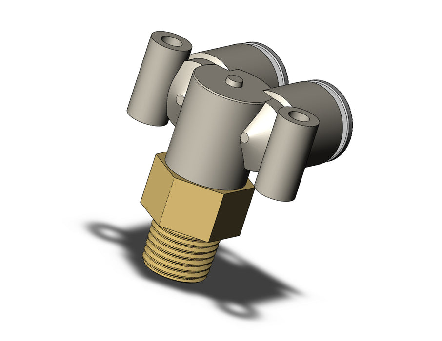 KQ2LU10-02A FITTING, BRANCH UNION ELBOW