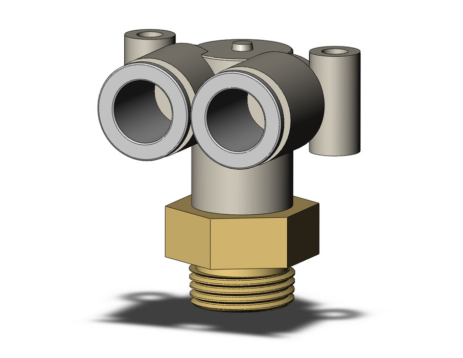 KQ2LU10-03AP FITTING, BRANCH UNION ELBOW