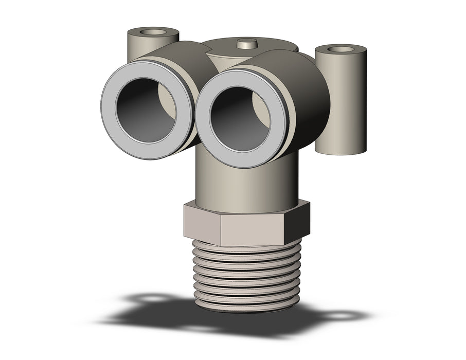 KQ2LU10-03NS FITTING, BRANCH UNION ELBOW