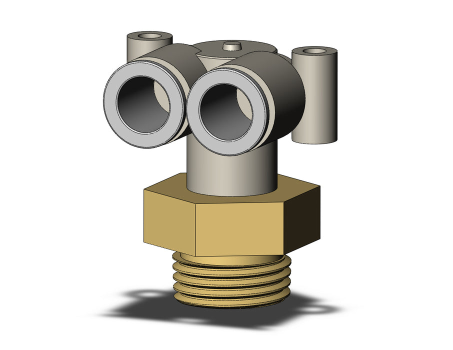 KQ2LU10-04AP FITTING, BRANCH UNION ELBOW