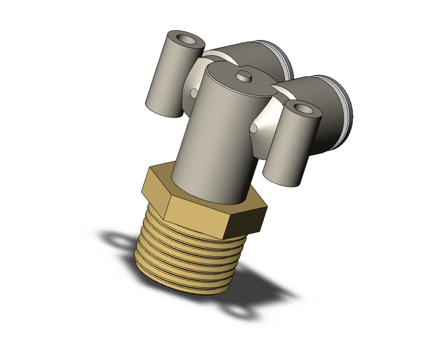 KQ2LU10-04A FITTING, BRANCH UNION ELBOW