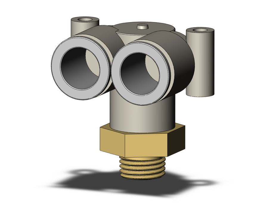 KQ2LU12-02AP FITTING, BRANCH UNION ELBOW