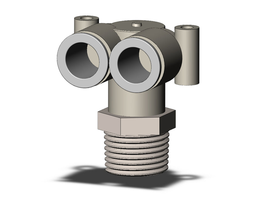 KQ2LU12-04NS FITTING, BRANCH UNION ELBOW