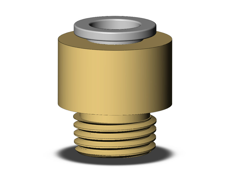 KQ2S08-02AP FITTING, HEX HD MALE CONNECTOR