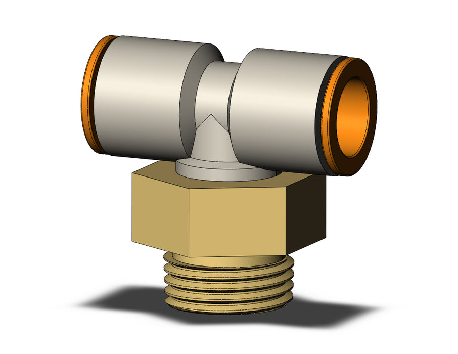 KQ2T13-04AP FITTING, BRANCH TEE