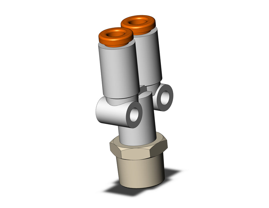 KQ2U03-34AS FITTING, BRANCH Y