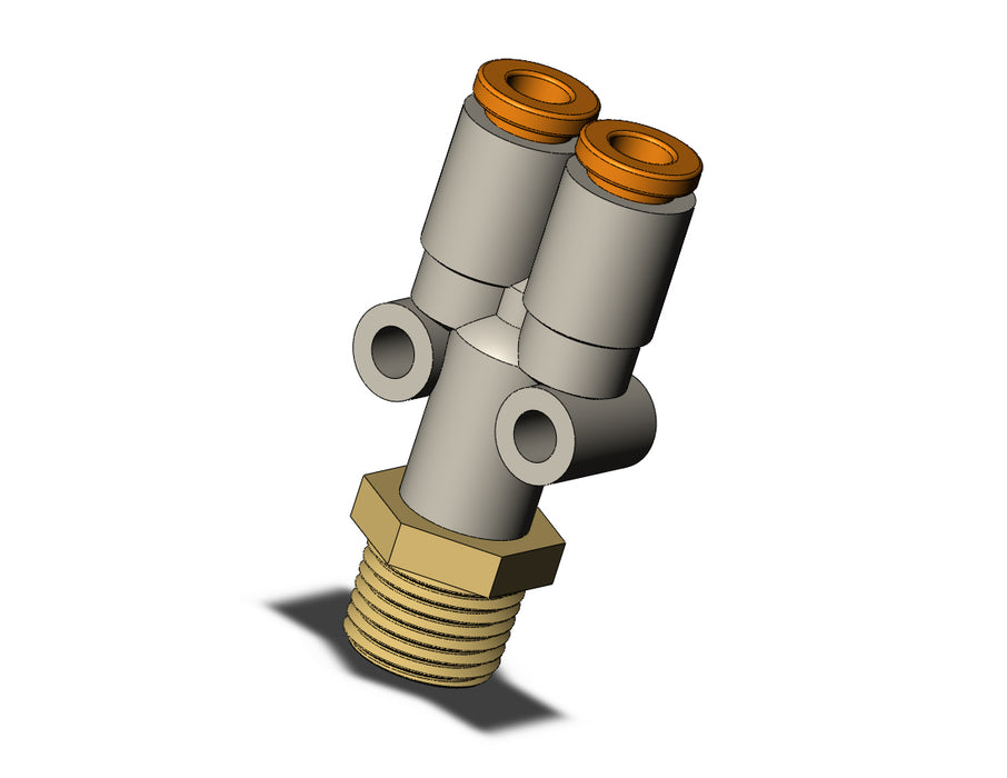 KQ2U03-34A FITTING, BRANCH Y