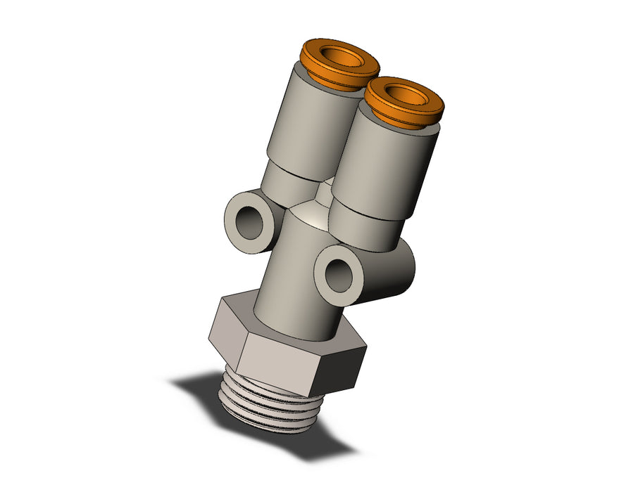 KQ2U03-34NP FITTING, BRANCH Y