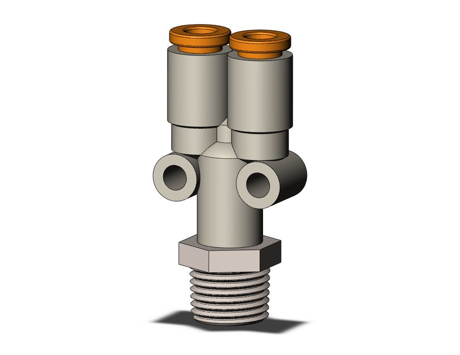 KQ2U03-34NS FITTING, BRANCH Y