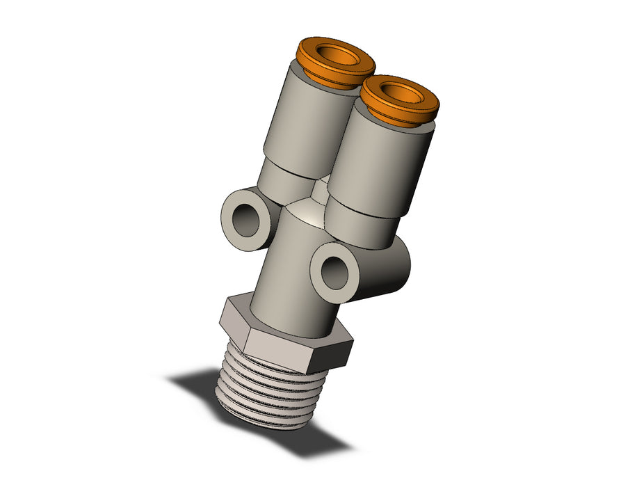 KQ2U03-34N FITTING, BRANCH Y