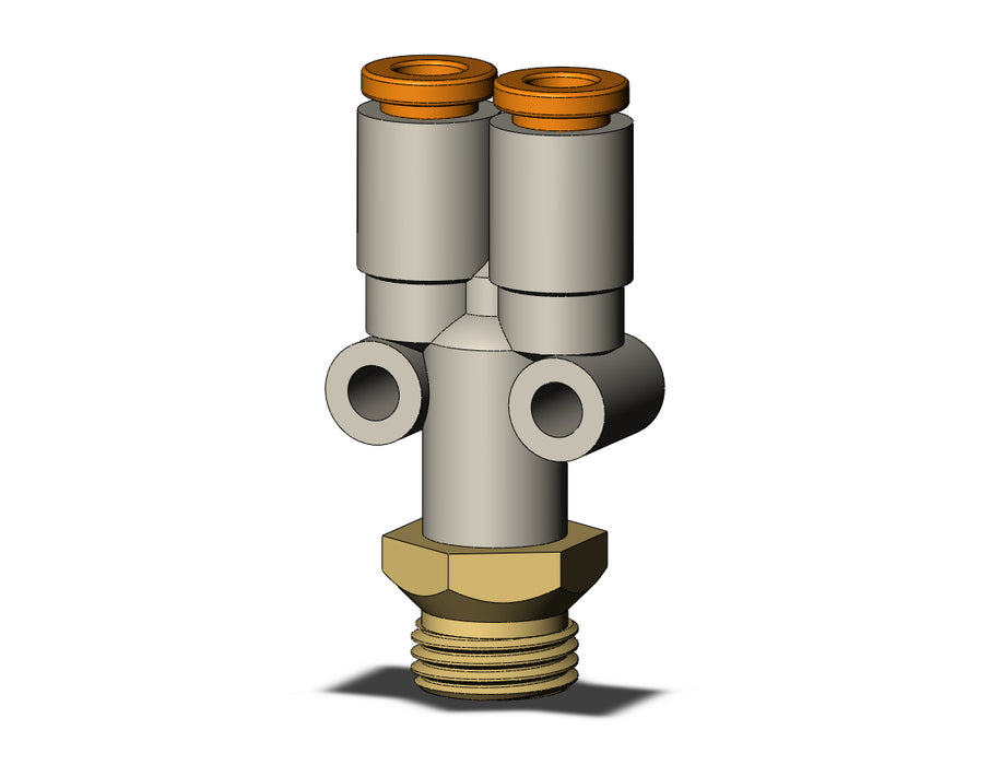 KQ2U03-U01A FITTING, BRANCH Y