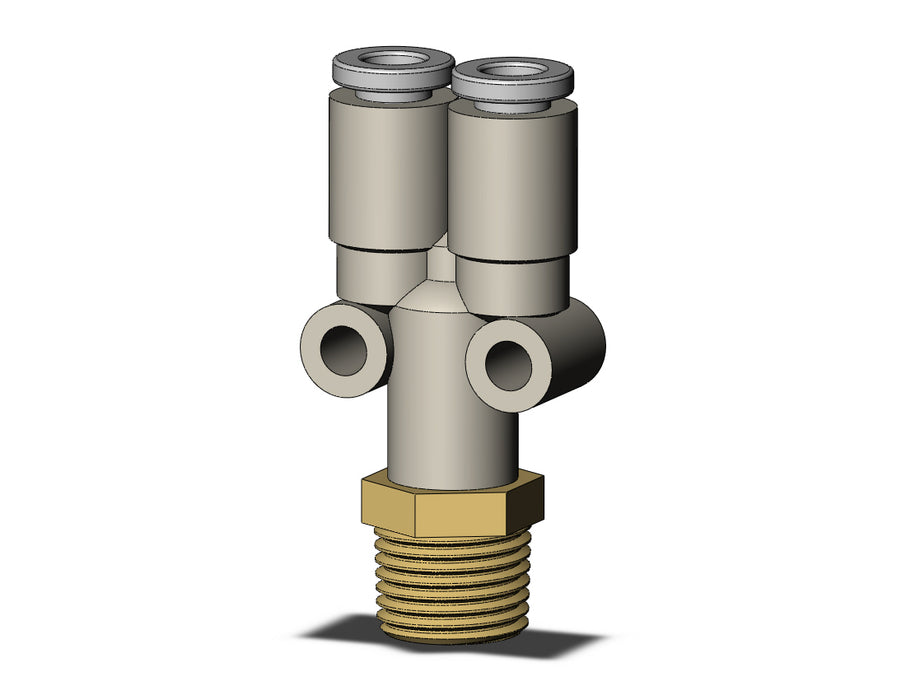 KQ2U04-01AS FITTING, BRANCH Y