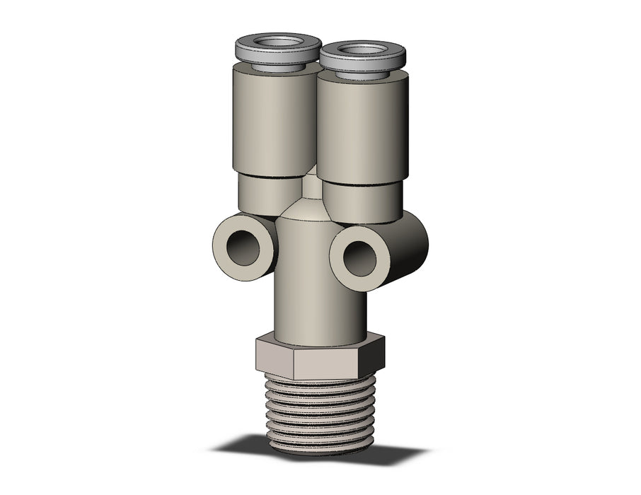 KQ2U04-01NS FITTING, BRANCH Y