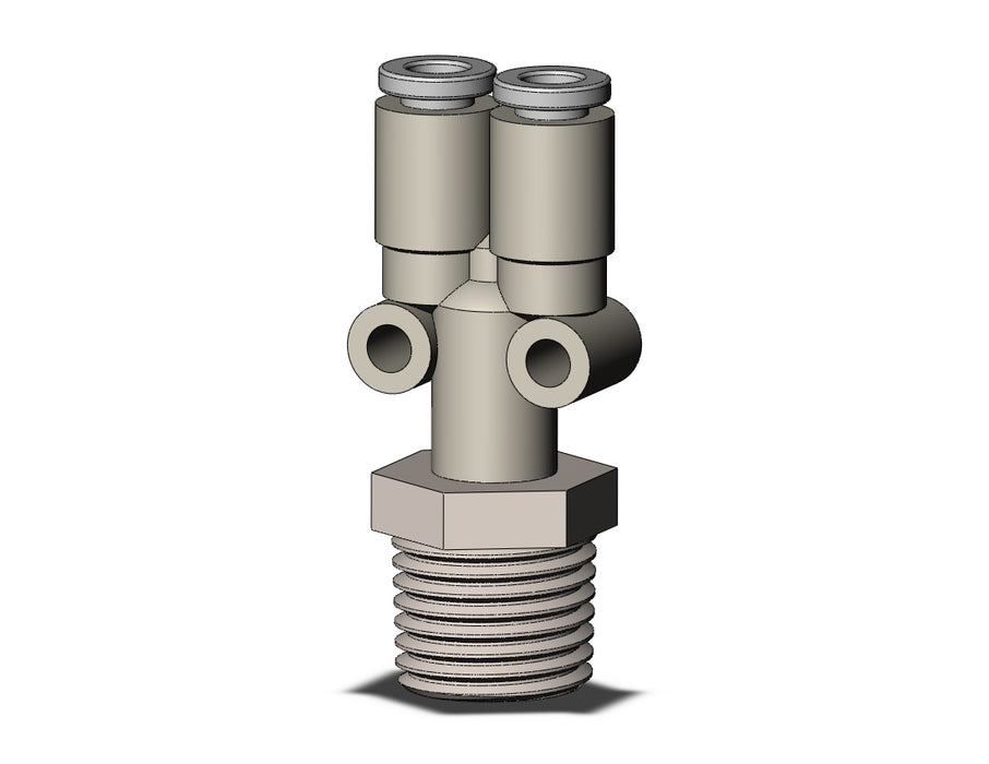 KQ2U04-02NS FITTING, BRANCH Y