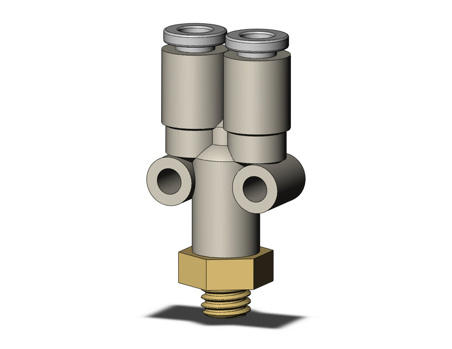 KQ2U04-M6A FITTING, BRANCH Y