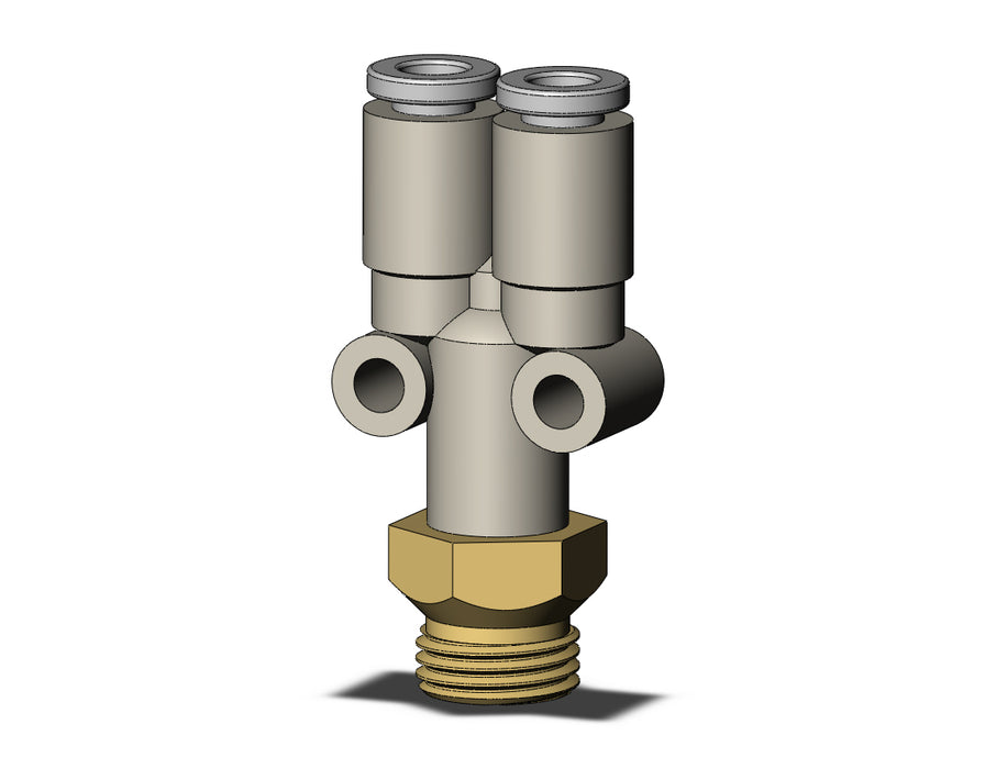 KQ2U04-U01A FITTING, BRANCH Y