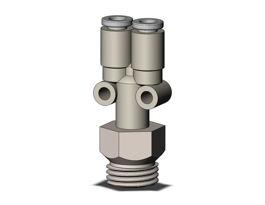 KQ2U04-U02N FITTING, BRANCH Y
