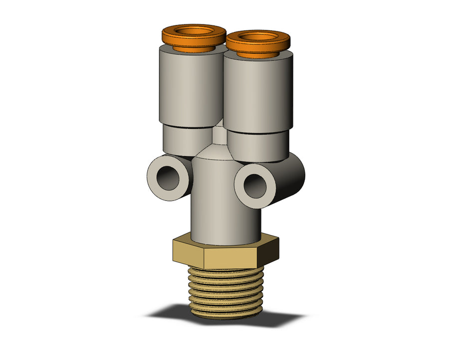 KQ2U05-01AS FITTING, BRANCH Y