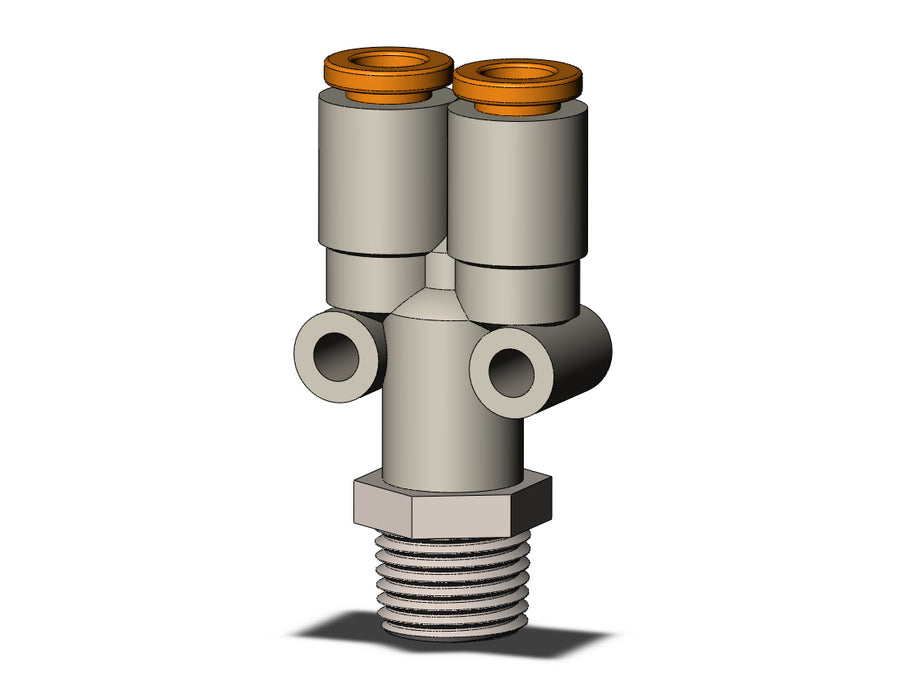 KQ2U05-34NS FITTING, BRANCH Y