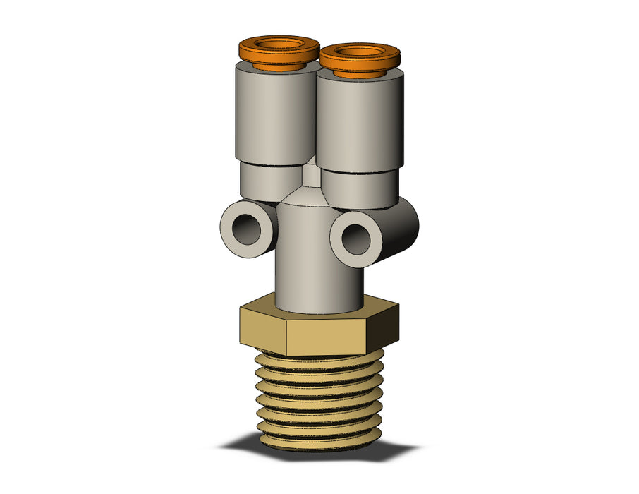 KQ2U05-35AS FITTING, BRANCH Y
