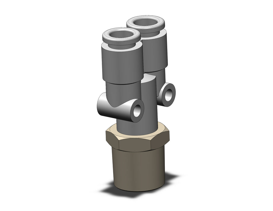 KQ2U06-02AS FITTING, BRANCH Y