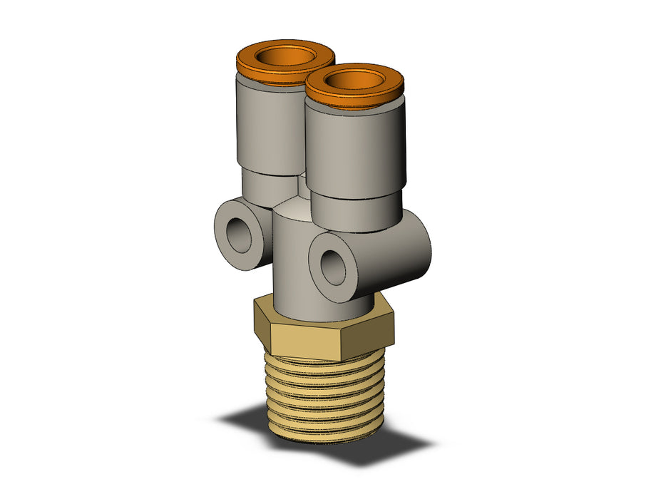 KQ2U07-02AS FITTING, BRANCH Y