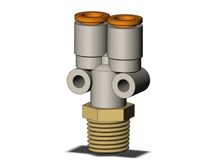 KQ2U07-02A FITTING, BRANCH Y