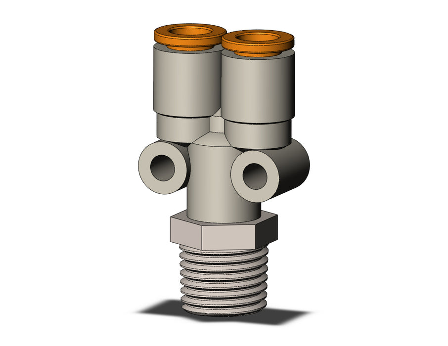 KQ2U07-02NS FITTING, BRANCH Y