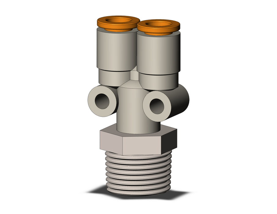 KQ2U07-03NS FITTING, BRANCH Y