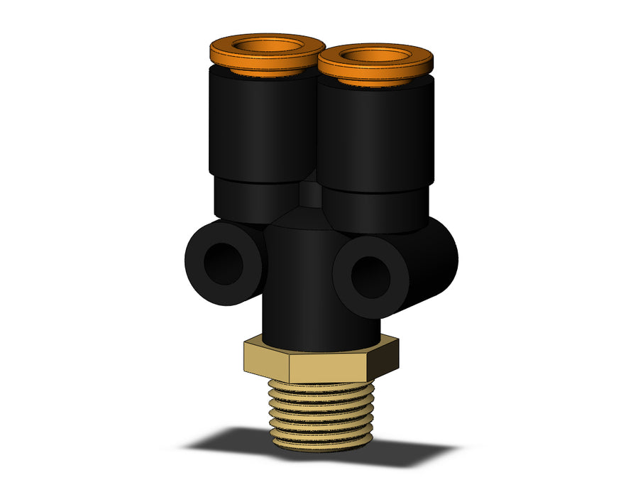 KQ2U07-34AS-X35 FITTING, BRANCH Y