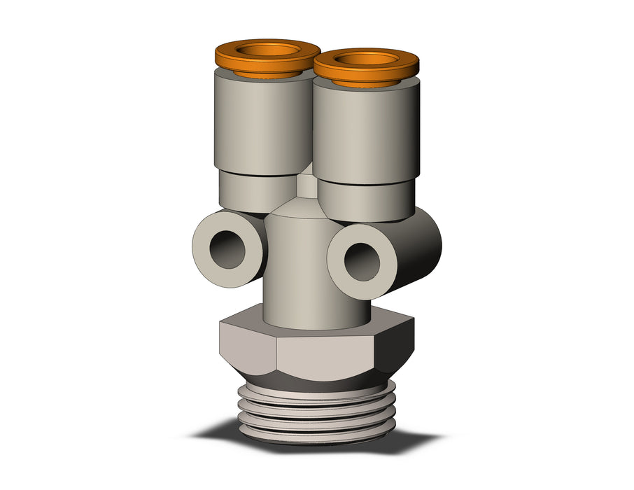 KQ2U07-U03N FITTING, BRANCH Y