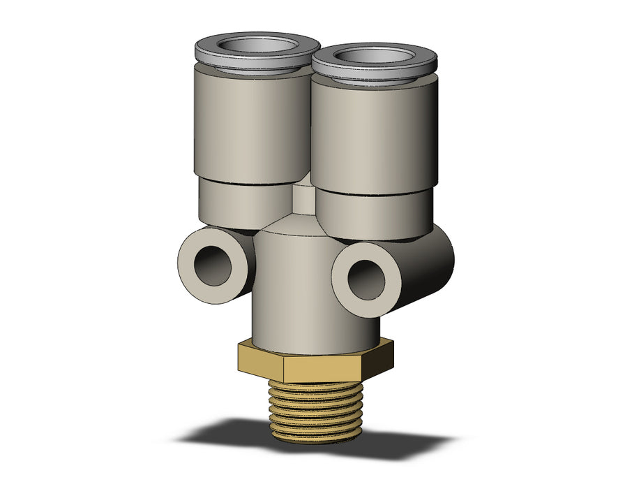 KQ2U08-01AS FITTING, BRANCH Y