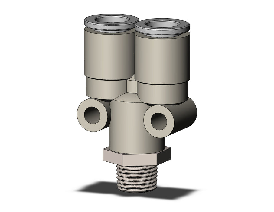 KQ2U08-01NS FITTING, BRANCH Y