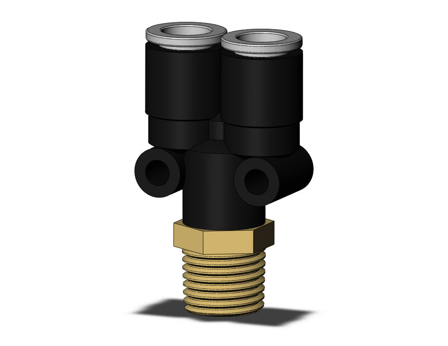 KQ2U08-02AS-X35 FITTING, BRANCH Y