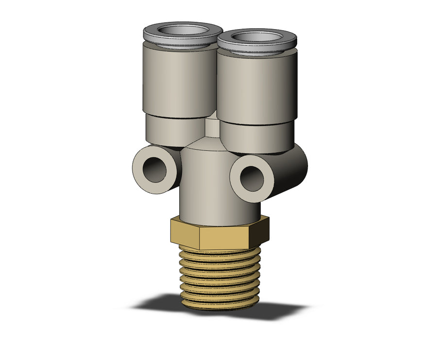 KQ2U08-02AS FITTING, BRANCH Y