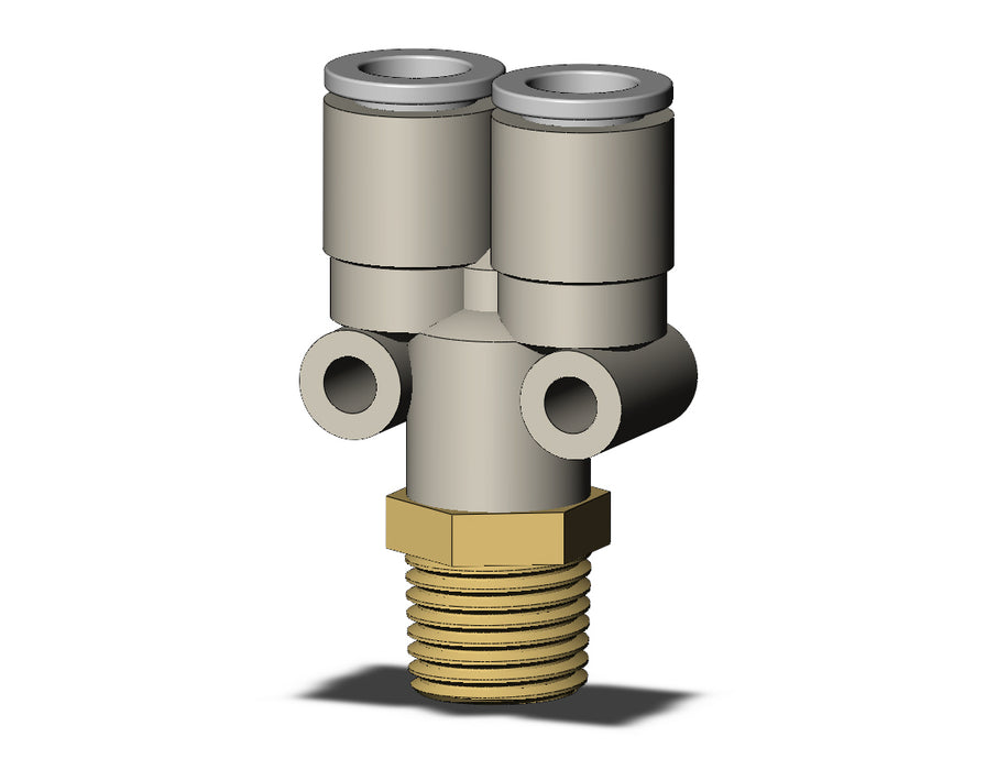 KQ2U08-02A FITTING, BRANCH Y