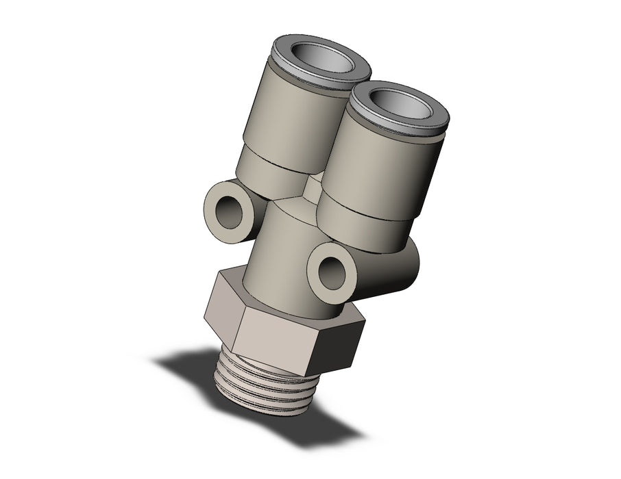 KQ2U08-02NP FITTING, BRANCH Y