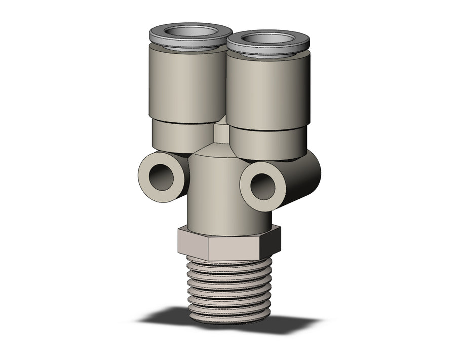 KQ2U08-02NS FITTING, BRANCH Y