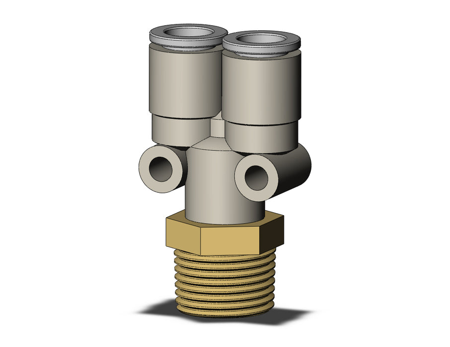 KQ2U08-03A FITTING, BRANCH Y