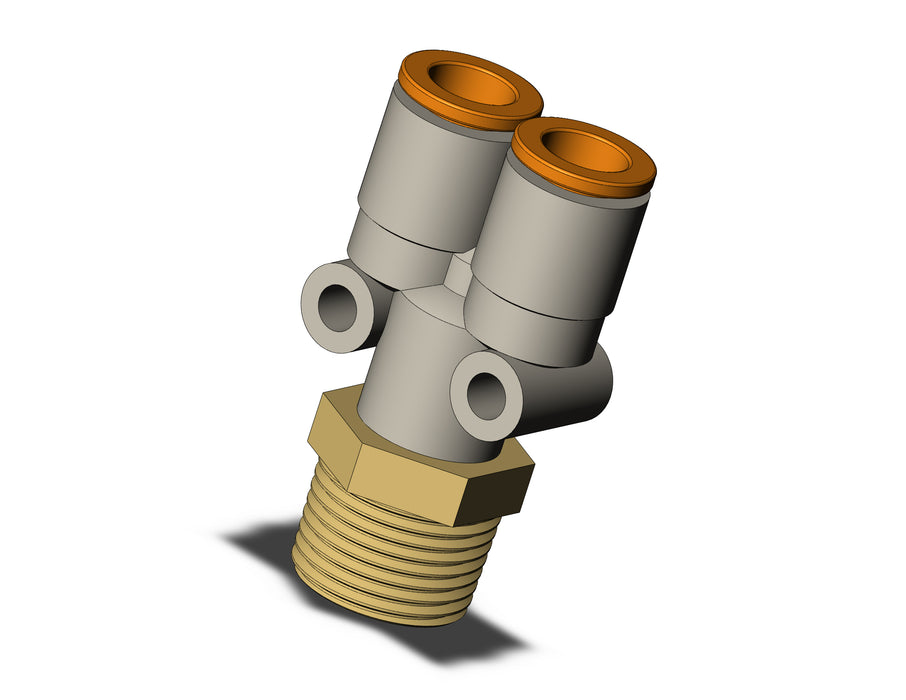 KQ2U09-03A FITTING, BRANCH Y
