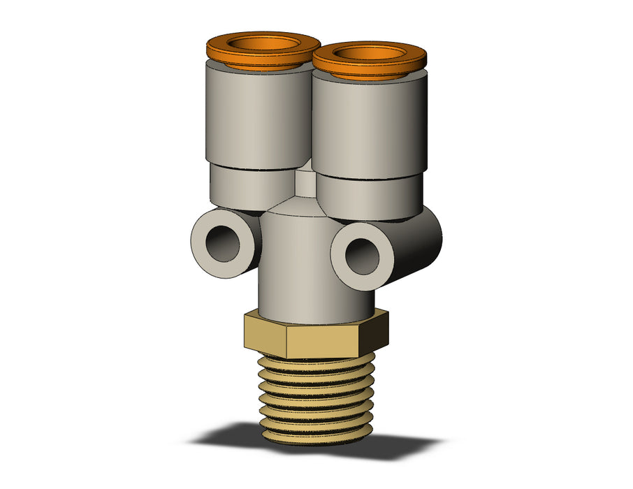 KQ2U09-35AS FITTING, BRANCH Y