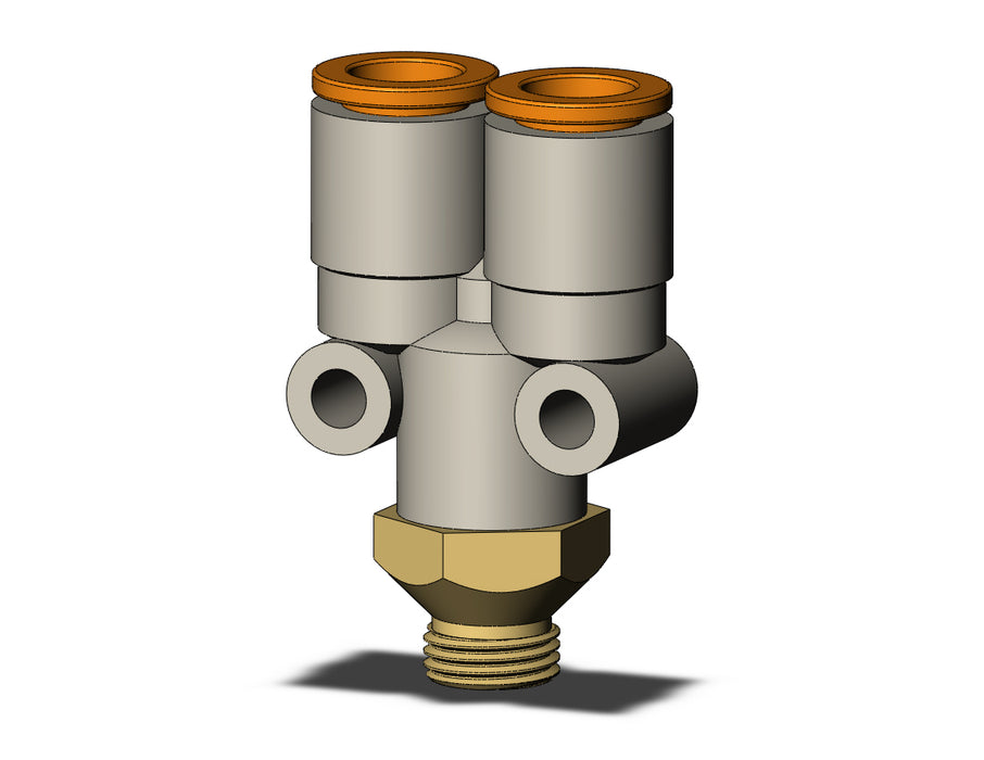 KQ2U09-U01A FITTING, BRANCH Y