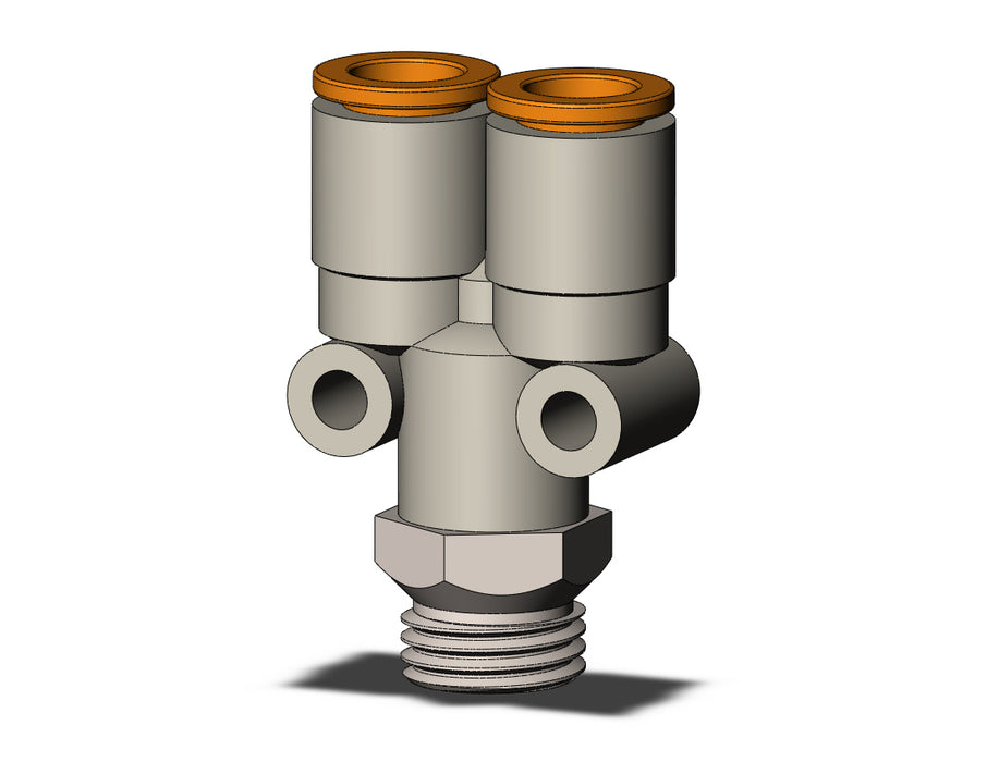KQ2U09-U02N FITTING, BRANCH Y