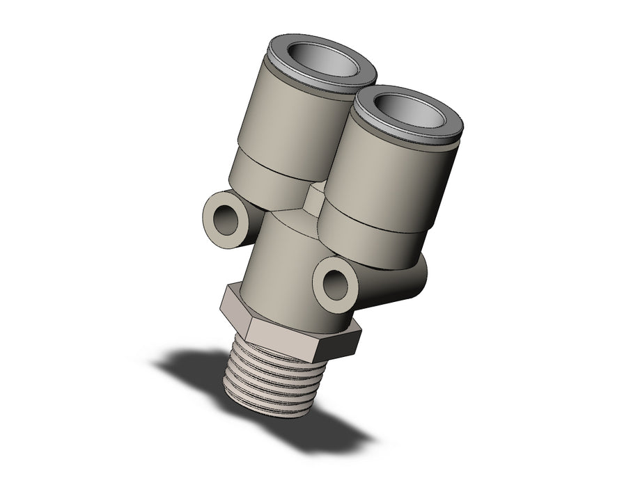 KQ2U10-02N FITTING, BRANCH Y