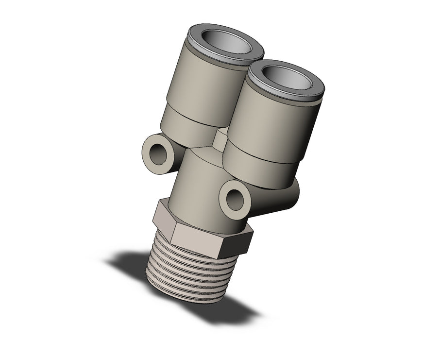 KQ2U10-03N FITTING, BRANCH Y