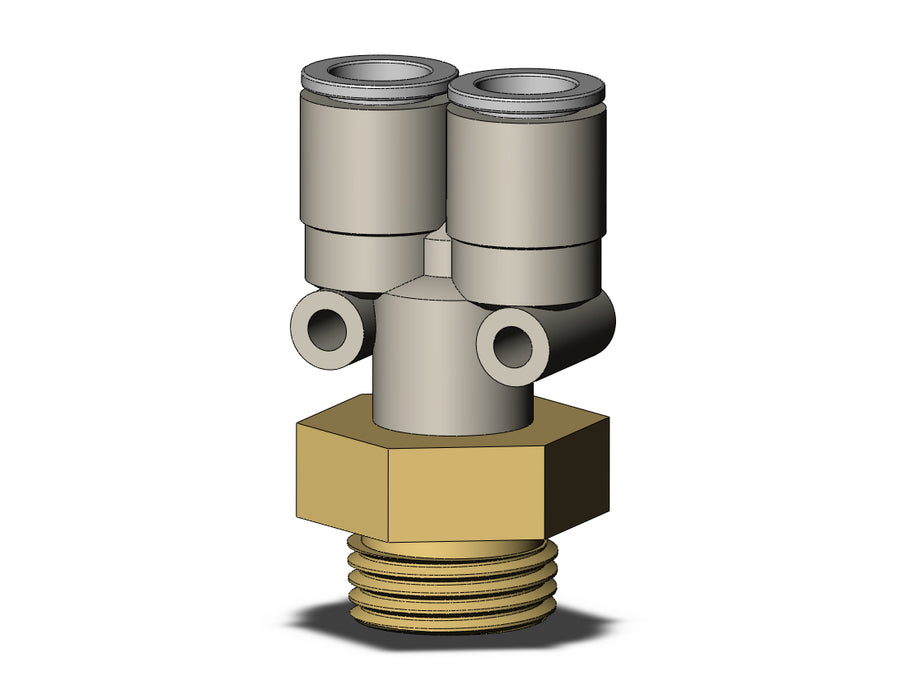 KQ2U10-04AP FITTING, BRANCH Y