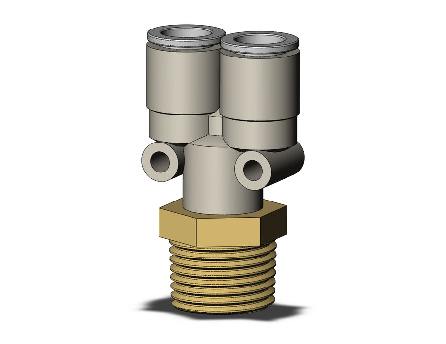 KQ2U10-04A FITTING, BRANCH Y